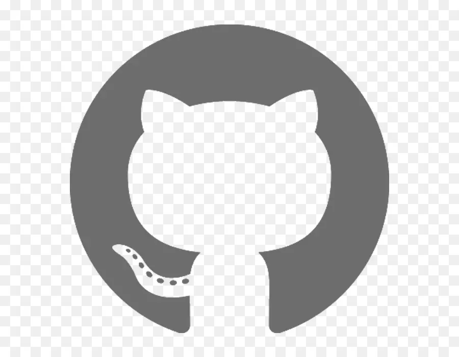 Logo Github，Noir PNG