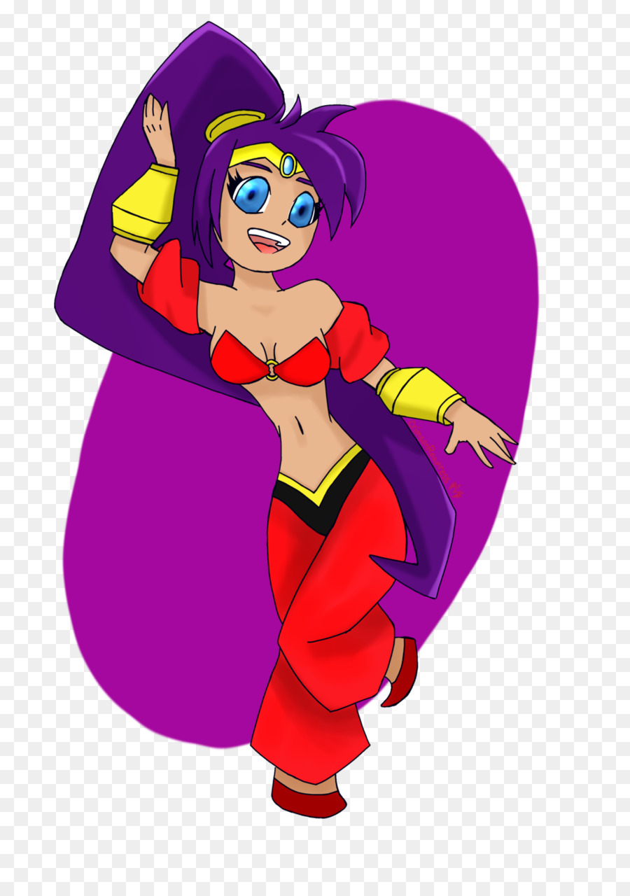 Shantae Halfgenie Héros，Fan Art PNG