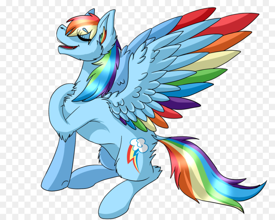 Poney Arc En Ciel，Coloré PNG