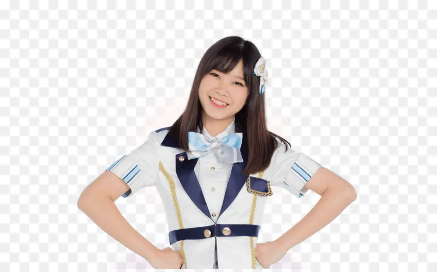 Fille En Uniforme，Souriant PNG