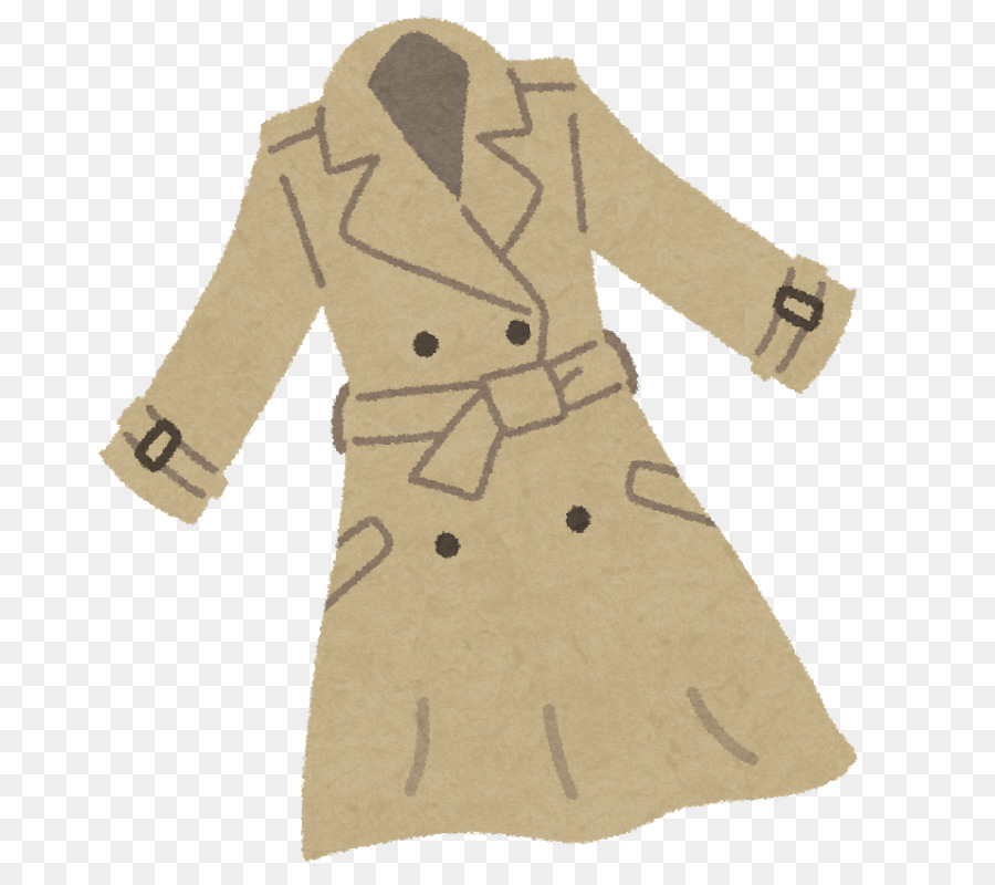 Trench Coat，Beige PNG