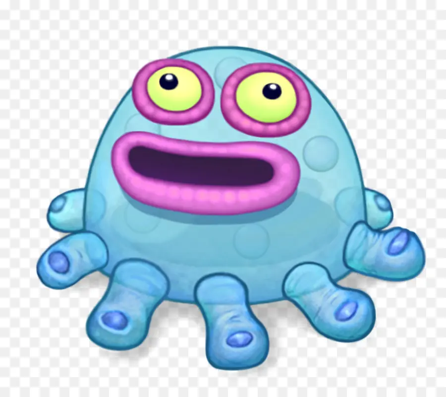 Monstre，Bleu PNG