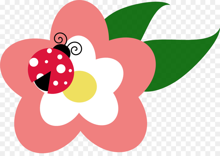 Coccinelle Sur Fleur，Fleur PNG