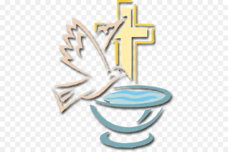 Baptême，Croix Chrétienne PNG