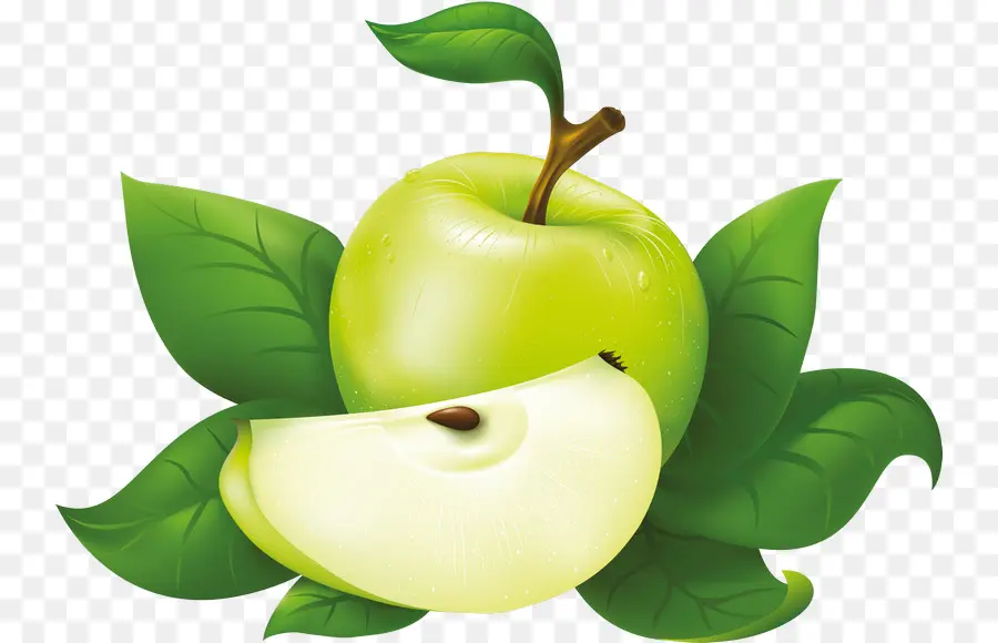 Pomme Verte，En Bonne Santé PNG