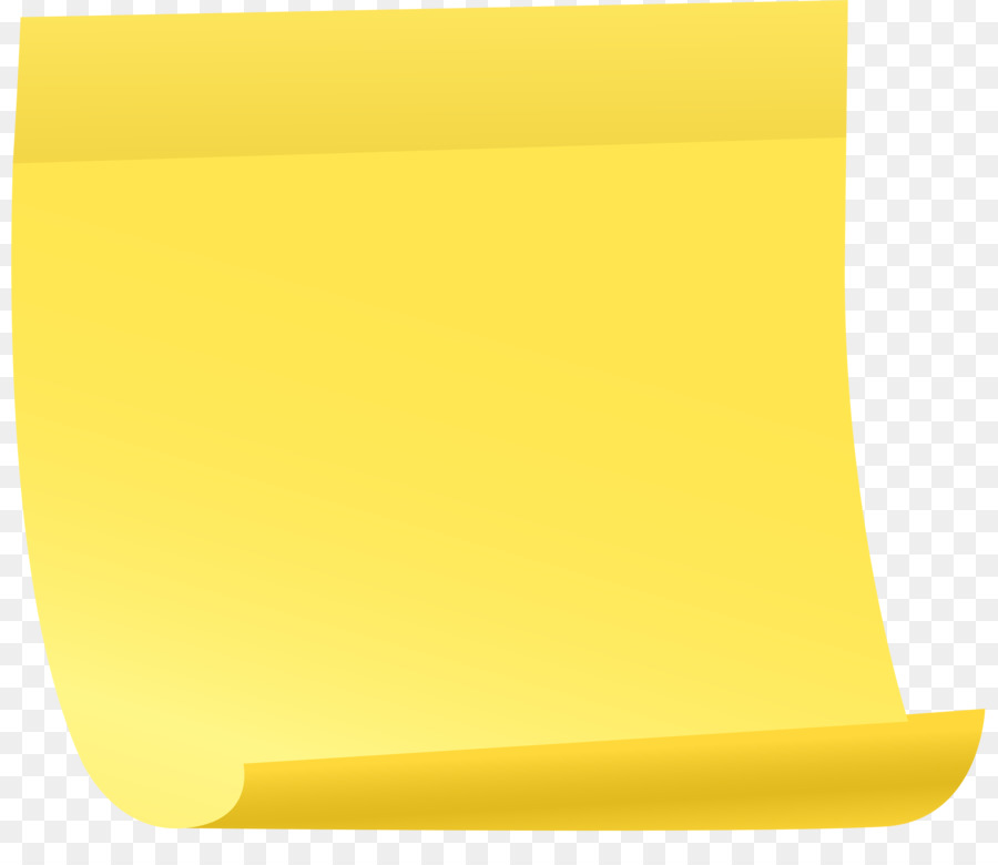 Bloc Notes Jaune，Papier PNG