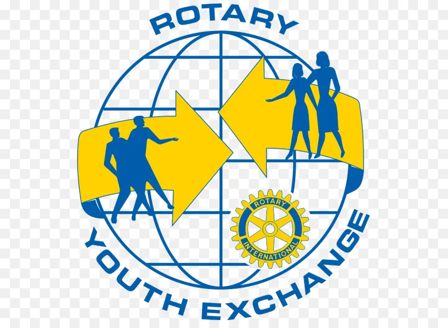 Logo De L'échange De Jeunes Du Rotary，Organisation PNG