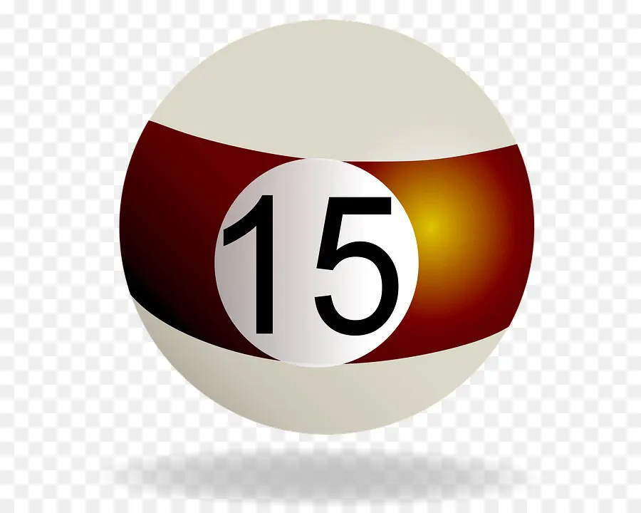 Boule De Billard，Numéro 15 PNG