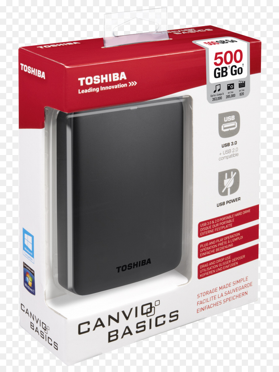 Principes De Base Toshiba Canvio 30，Toshiba Canvio Prêt Disque Dur Externe Usb 30 25 100 PNG