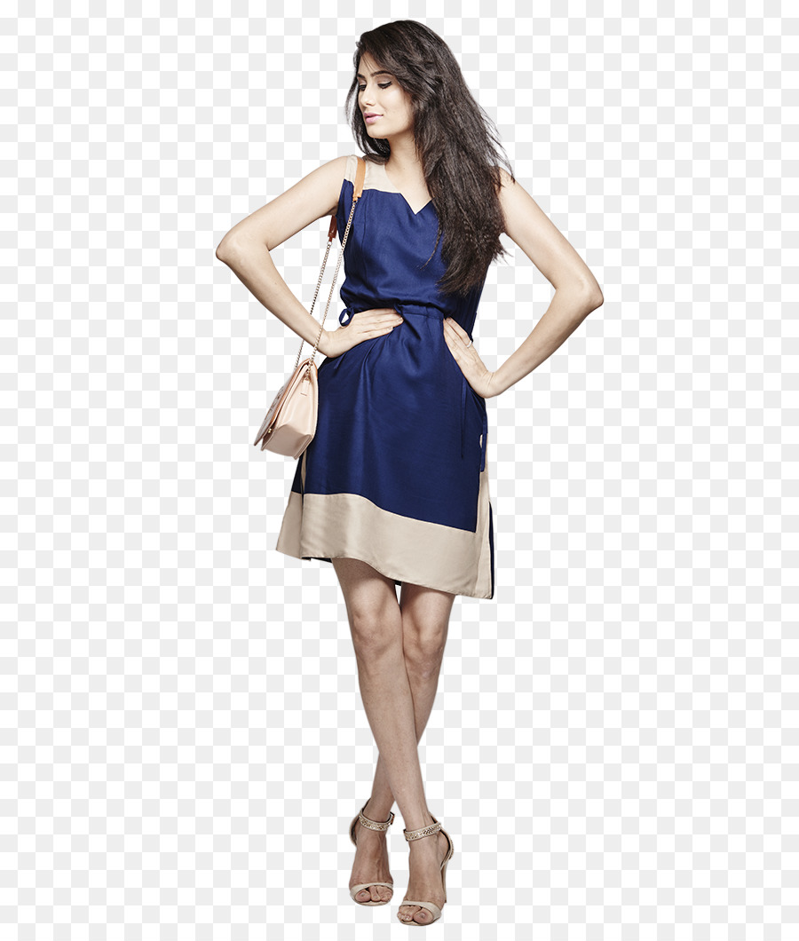 Femme En Robe，Robe Bleue PNG