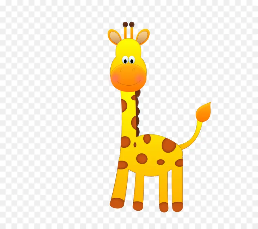 Girafe Mignonne，Dessin Animé PNG