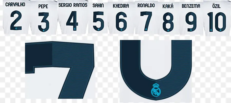 Real Madrid Cf，Typographie PNG