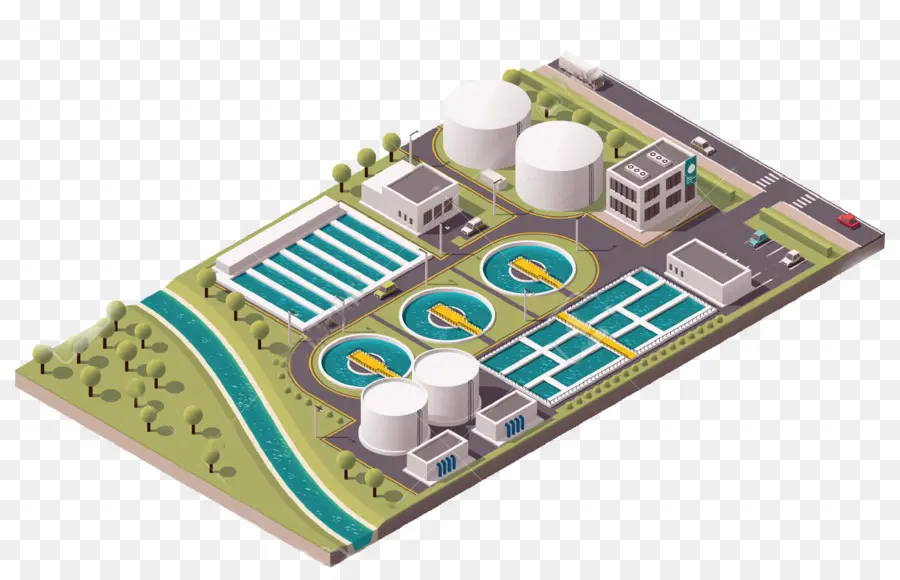 Usine De Traitement De L'eau，Eau PNG