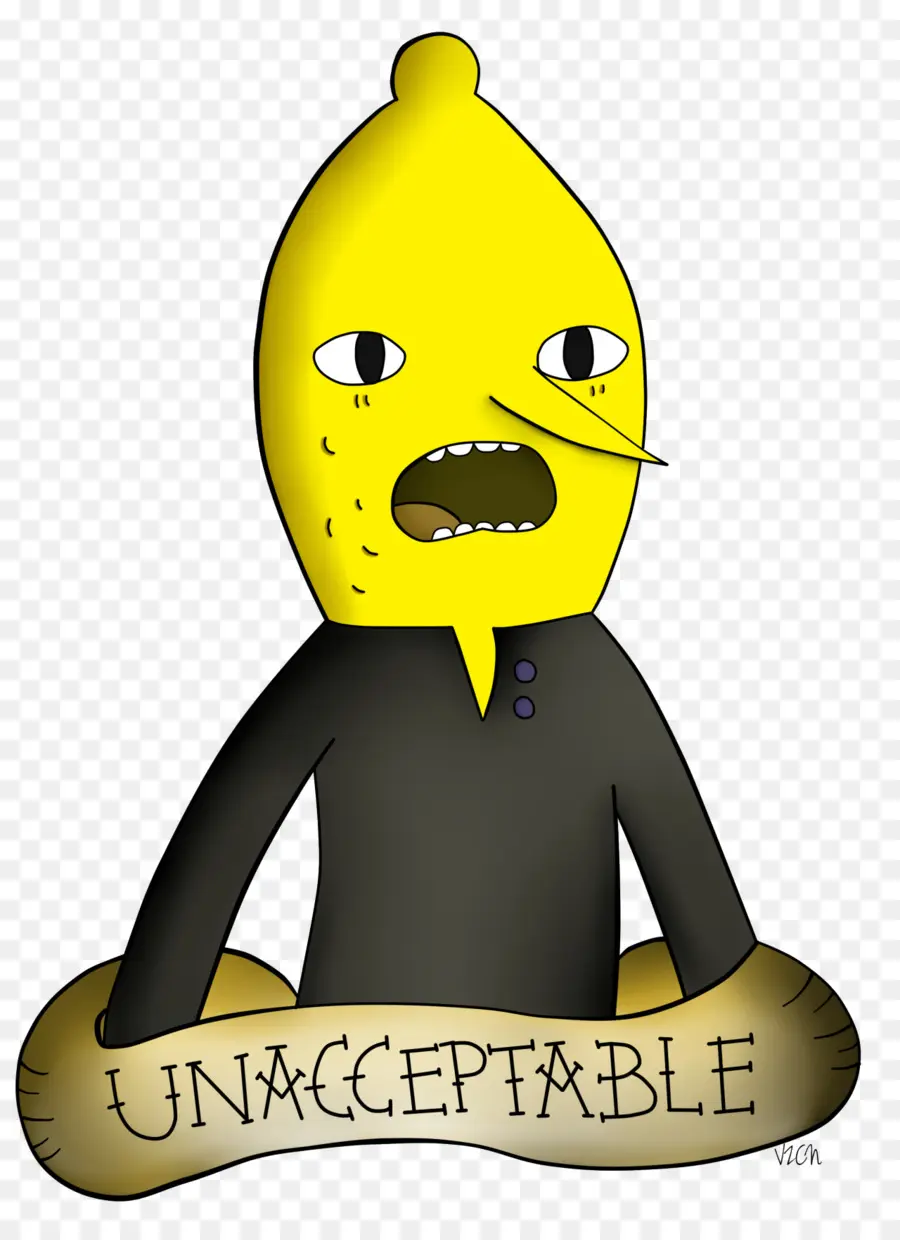 Caractère De Citron，Dessin Animé PNG