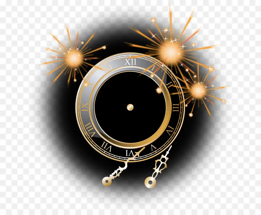 Horloge，Minuit PNG