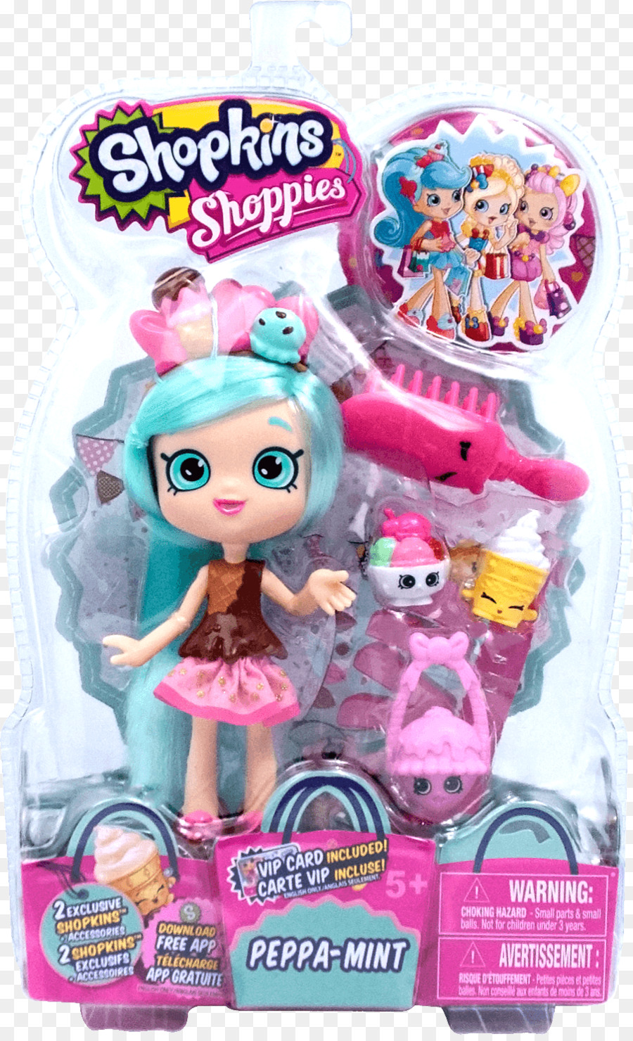 Poupée，Shopkins 56163 Shopettes Pack Unique Poupée Popette PNG