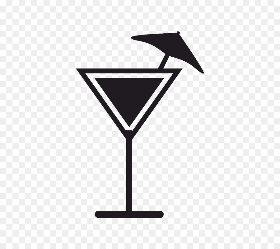 Verre à Cocktail，Paille PNG