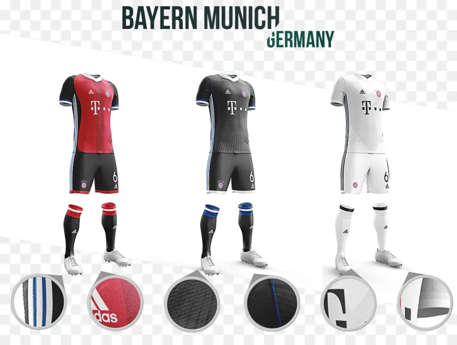 Uniformes De Football Du Bayern Munich，Sportif PNG