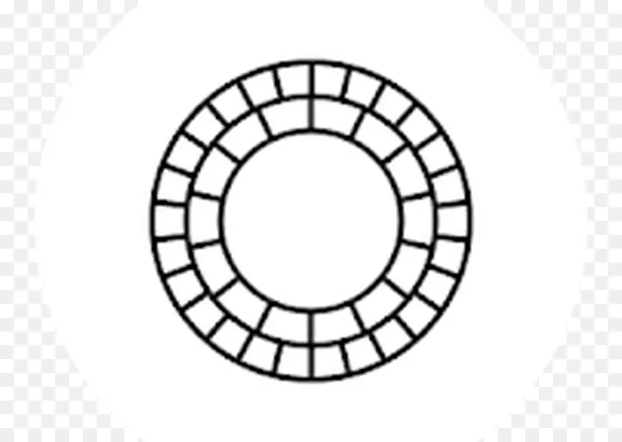 Motif De Cercle，Noir PNG