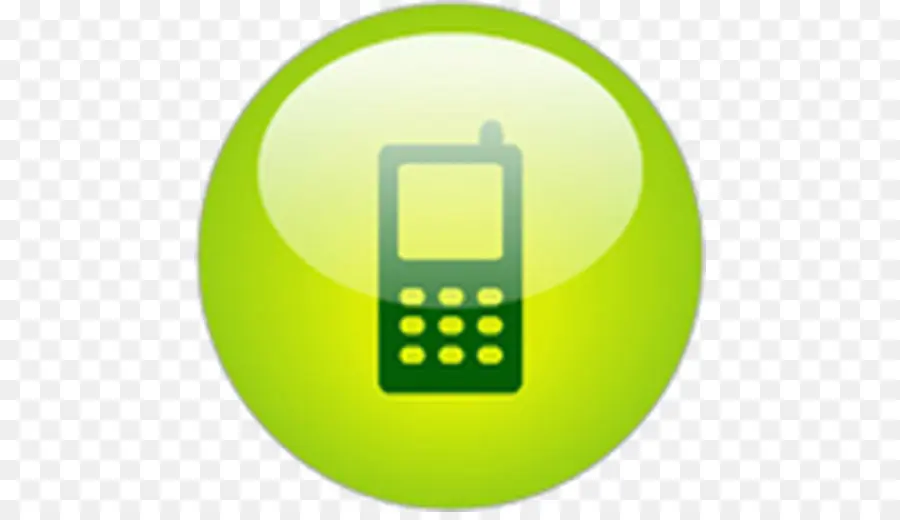 Icône Mobile Verte，Téléphone PNG