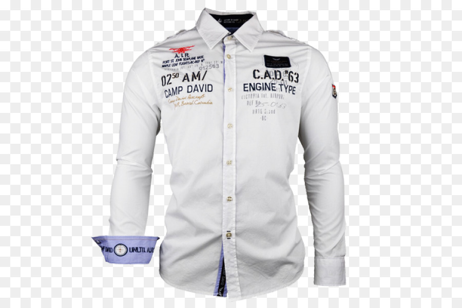 Chemise Blanche，Manches Longues PNG