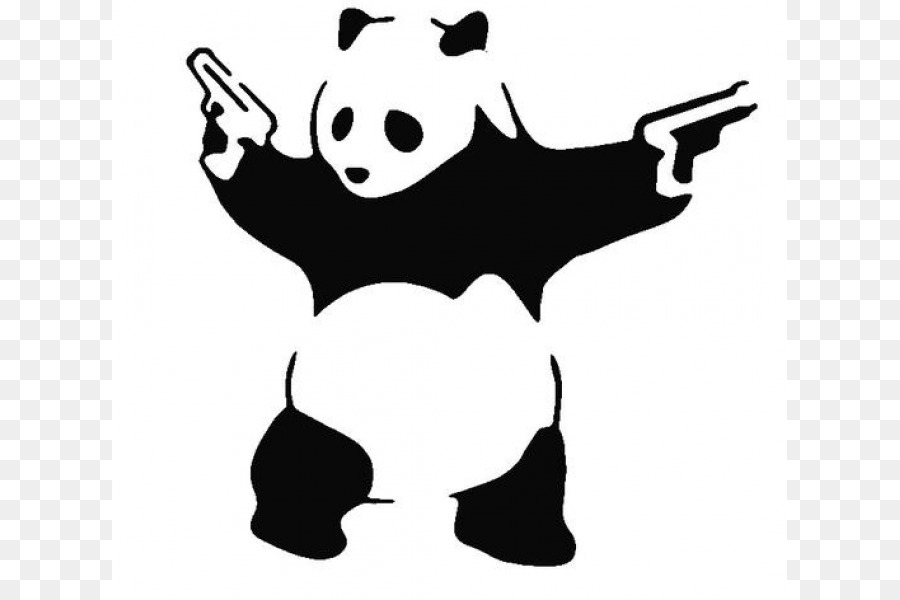 Panda Géant，Décalque PNG