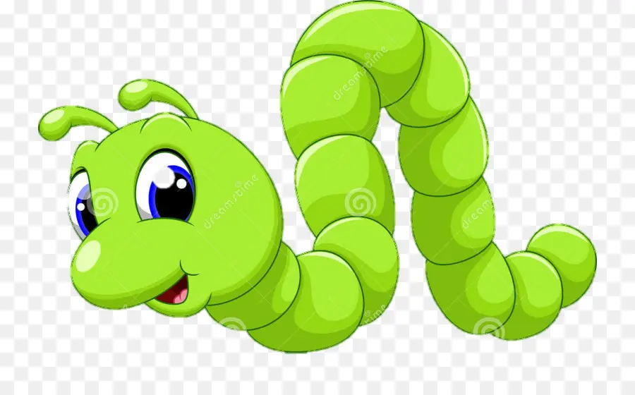 Chenille Verte，Chenille PNG