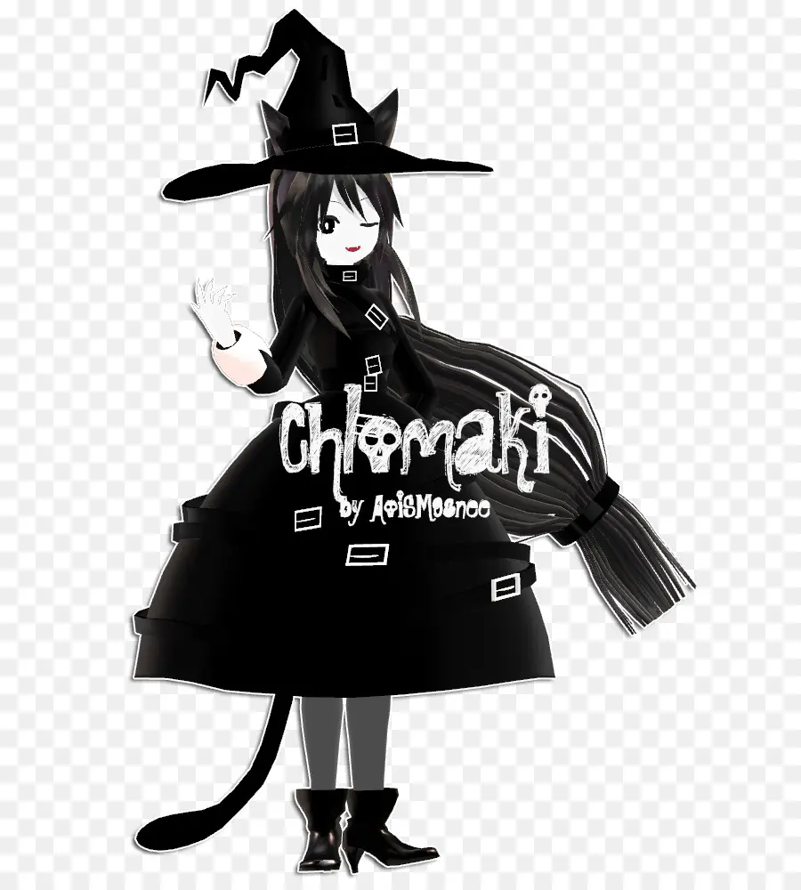 Personnage De Sorcière Noire，Sorcière PNG