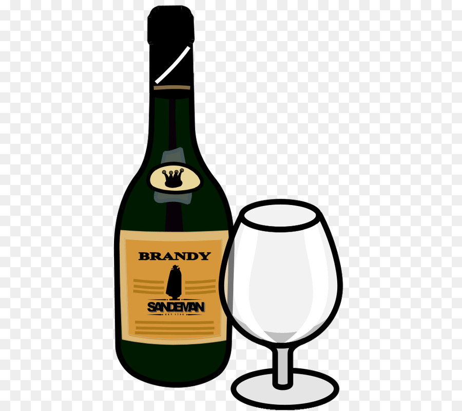 Bouteille De Cognac，Alcool PNG