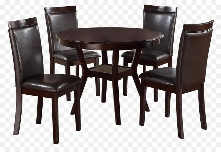 Table à Manger En Bois，Chaises PNG