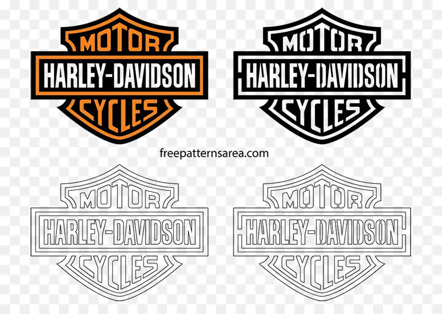 Logo Harley Davidson，Marque PNG