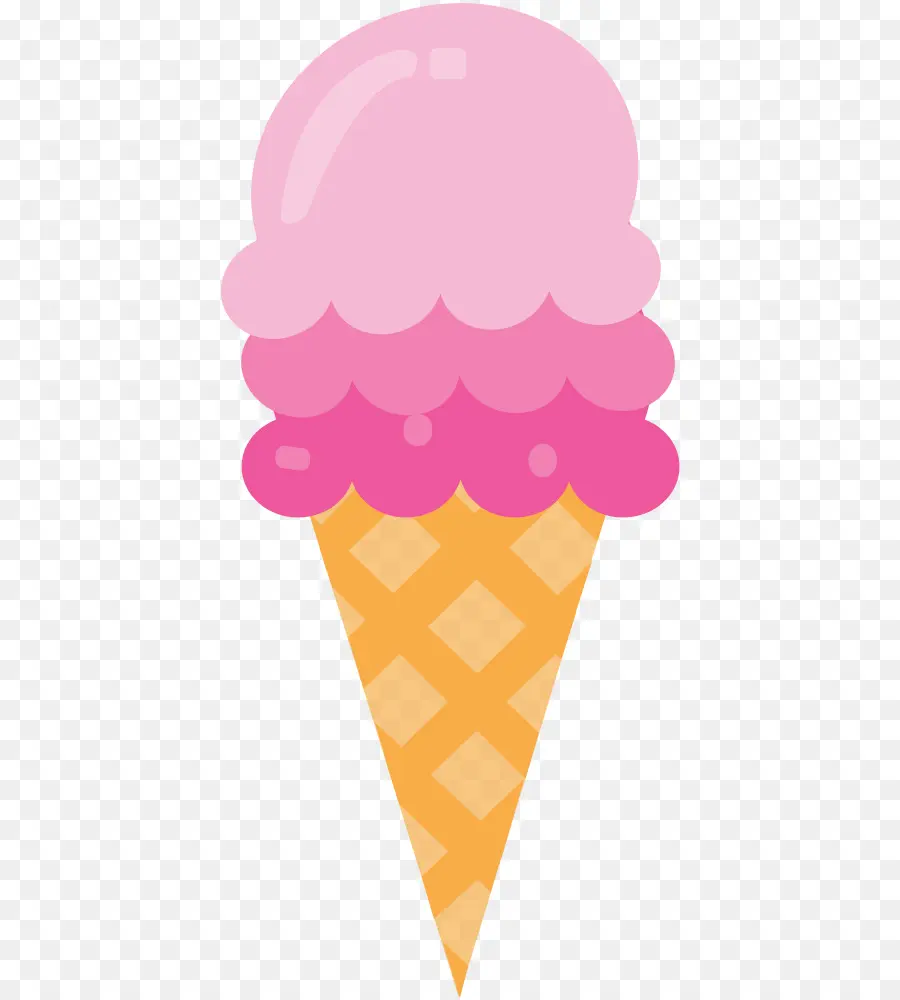 Cornet De Crème Glacée，Dessert PNG