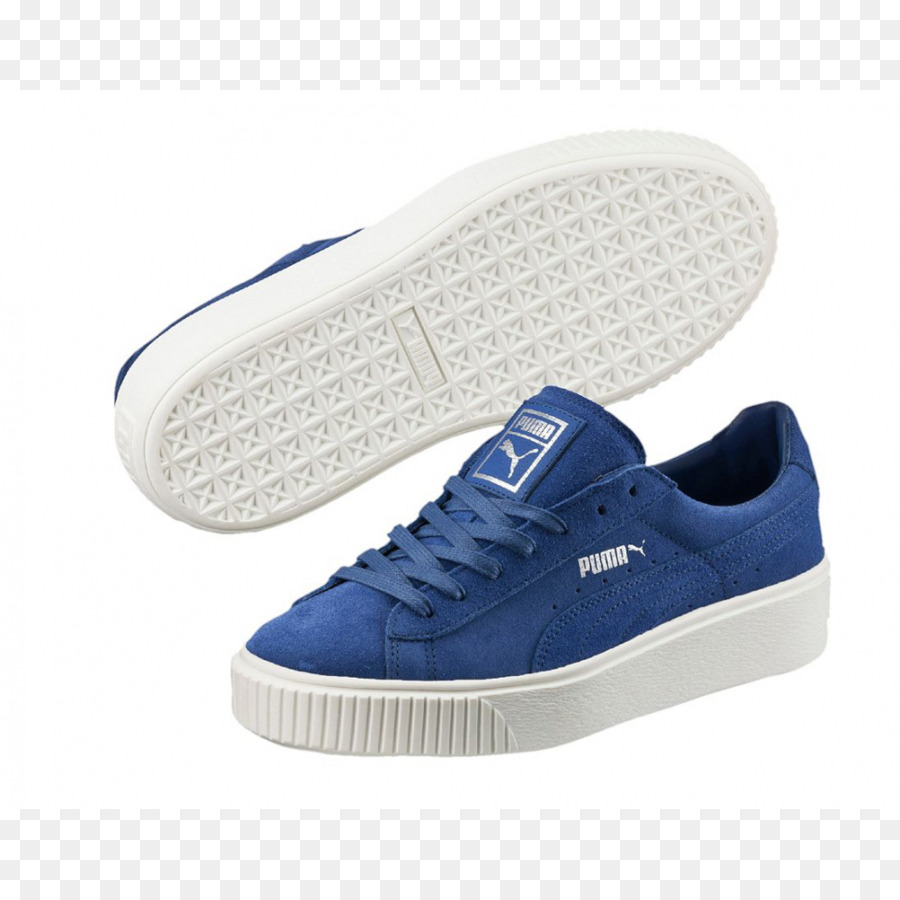 Chaussure，Femme De Puma Suede Plate Forme De Base PNG