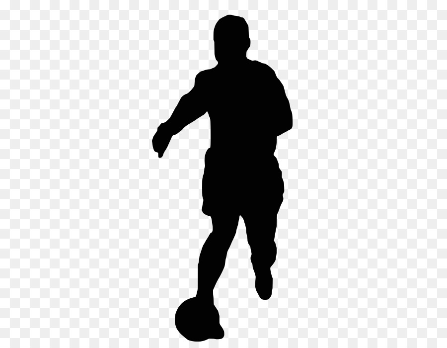 Silhouette De Joueur De Football，Athlète PNG