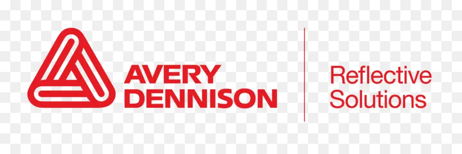 Logo Avery Dennison，Solutions Réfléchissantes PNG