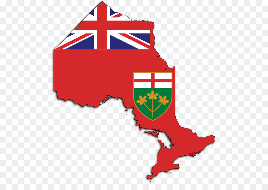 Carte De L'ontario，Drapeau PNG