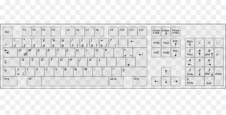 Clavier Blanc，Clés PNG