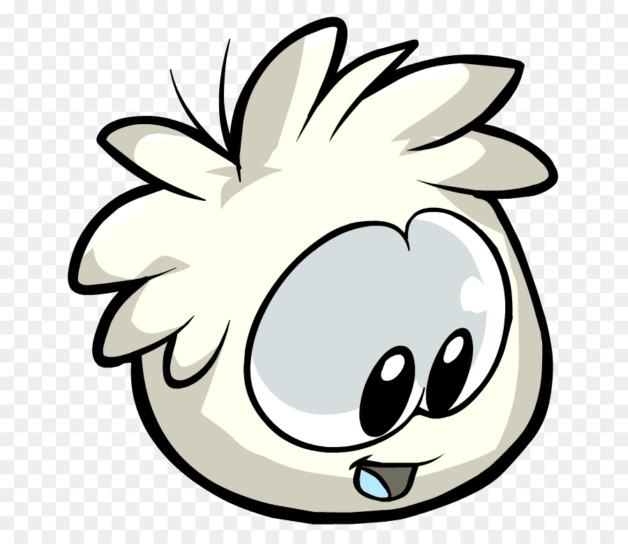 Personnage De Dessin Animé Moelleux Blanc，Mignon PNG