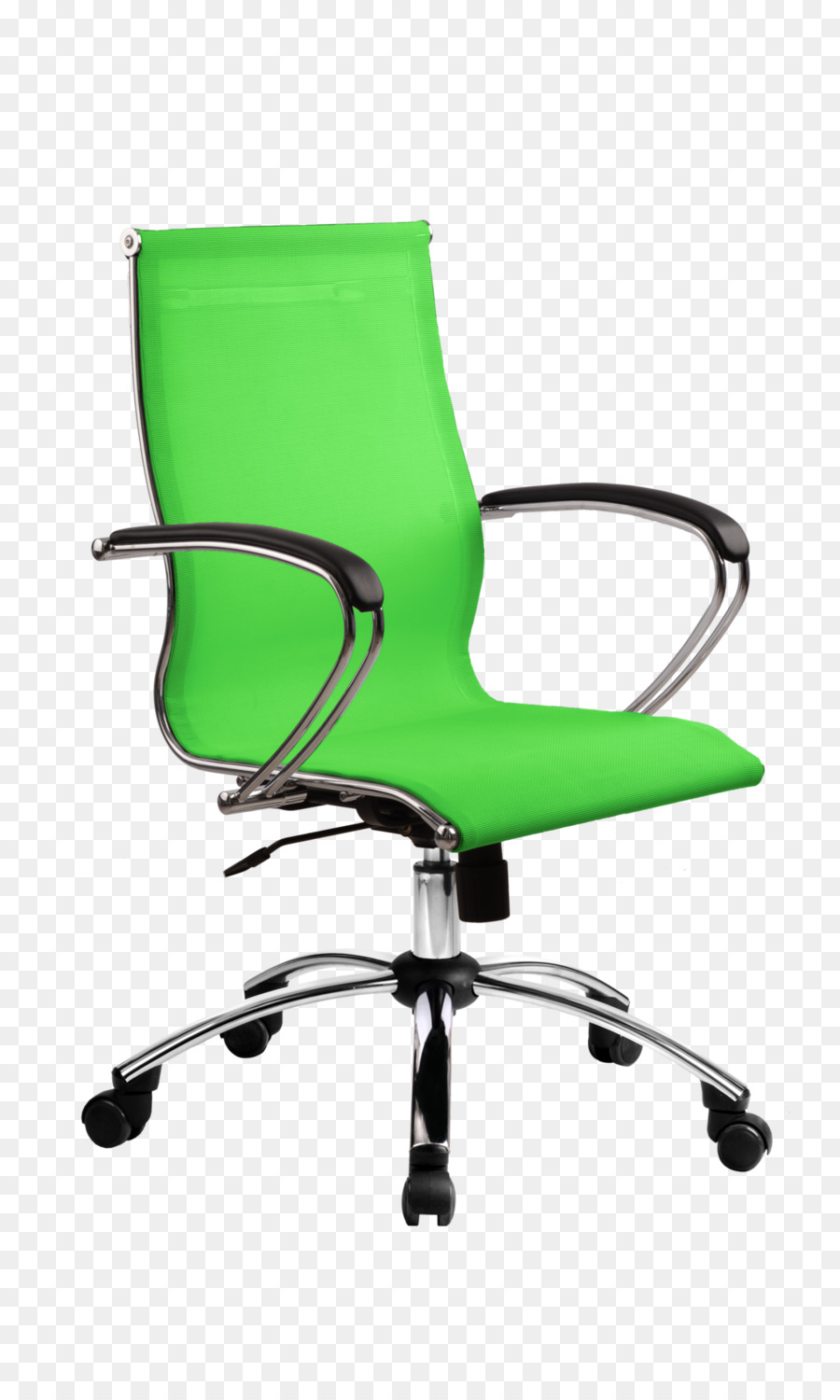 Chaise De Bureau Verte，Roues PNG