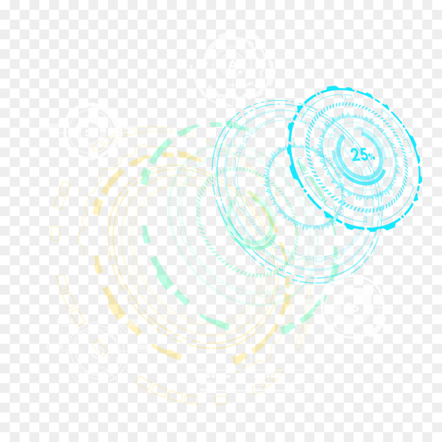 Tourbillons Colorés，Cercles PNG