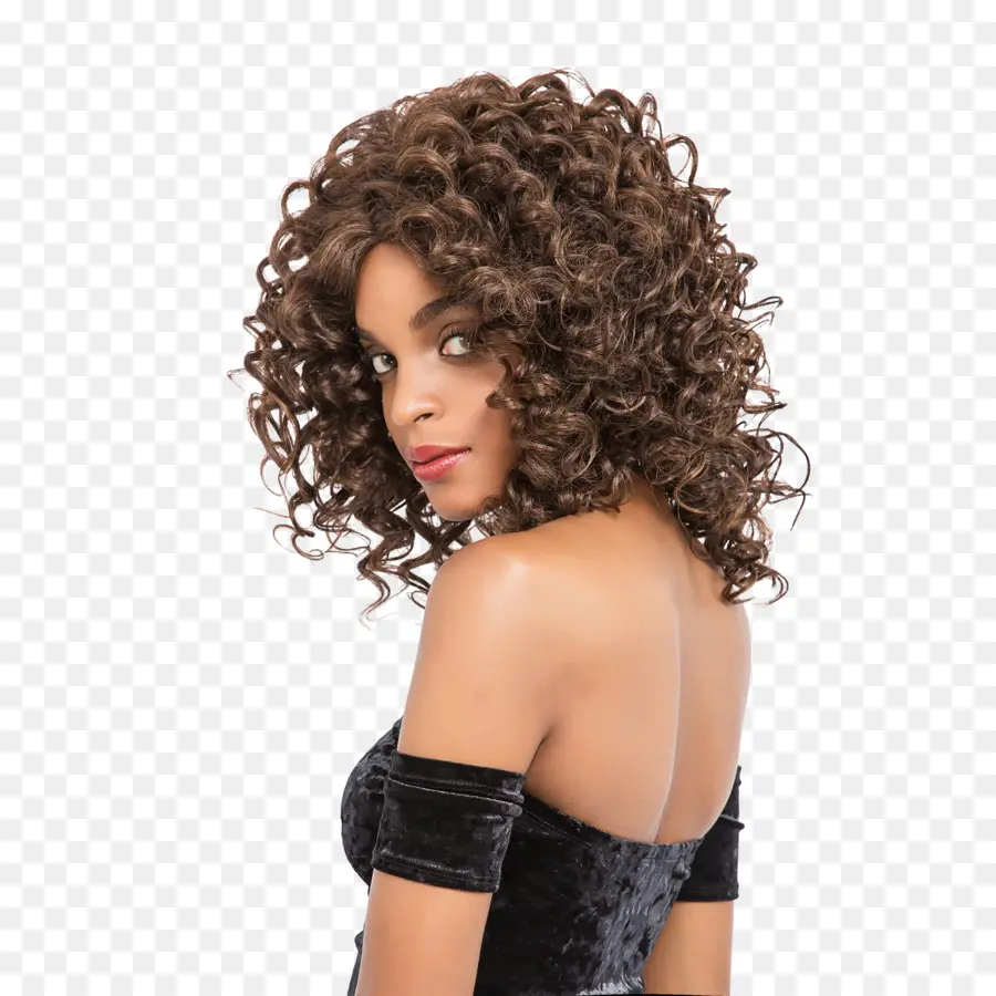 Femme，Cheveux Bouclés PNG