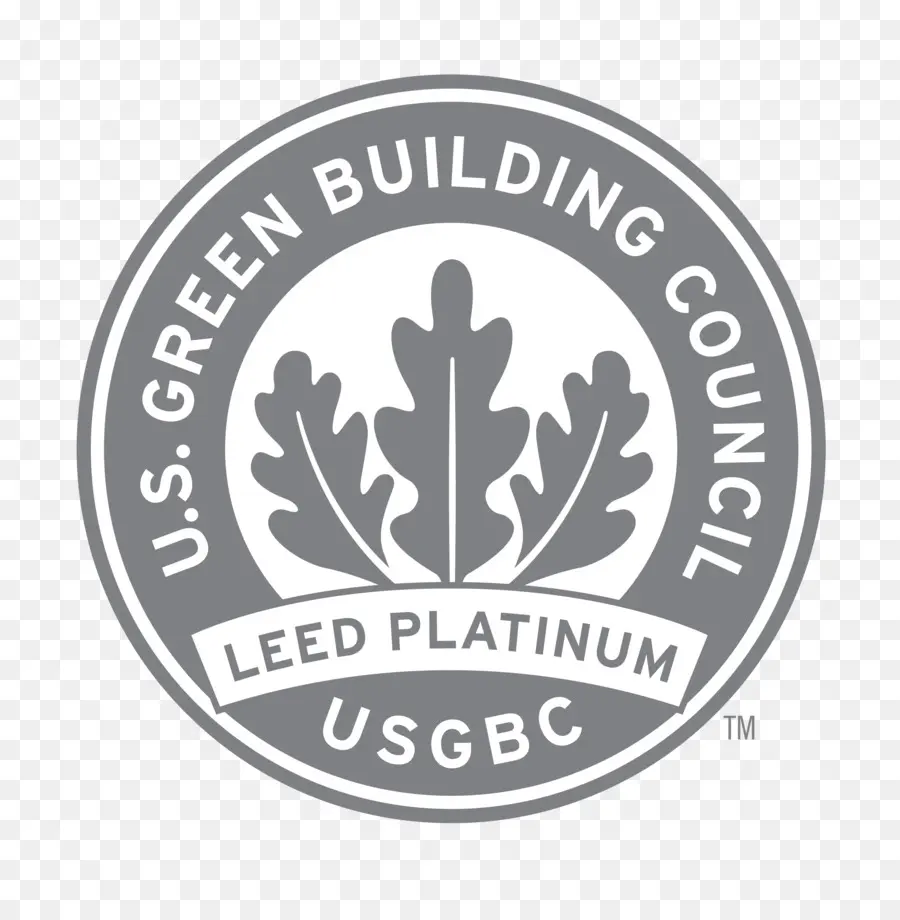 Logo Leed Platine，Bâtiment Vert PNG