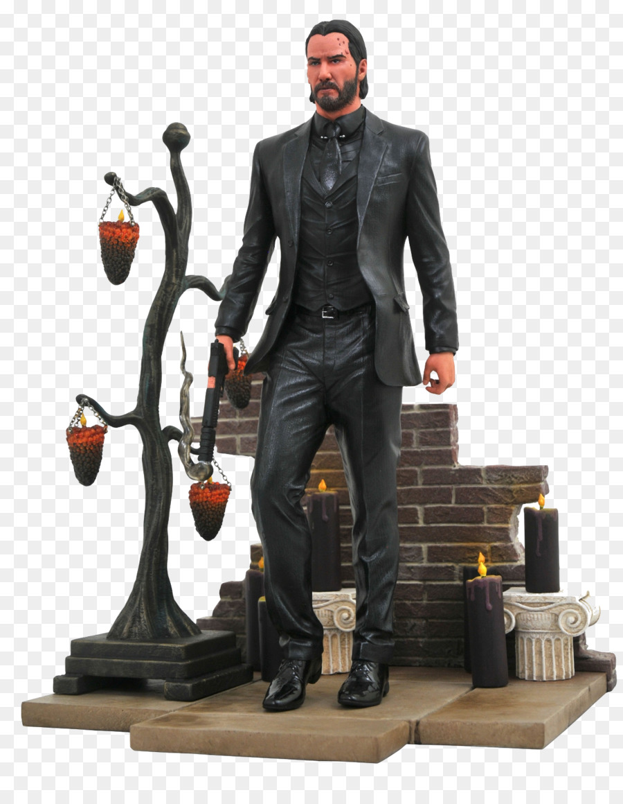 John Wick Chapitre 2 Pvc Statue，John Wick PNG