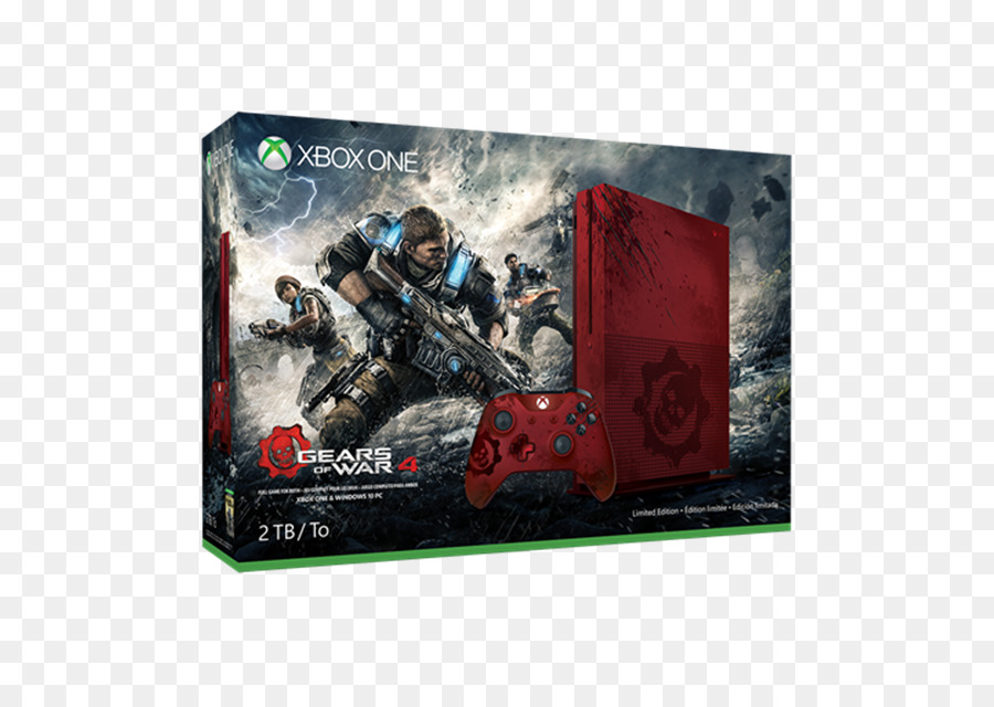 Gears Of War 4，Microsoft Xbox One S PNG