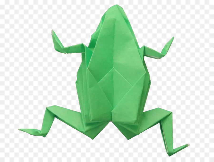 Grenouille En Origami，Papier PNG