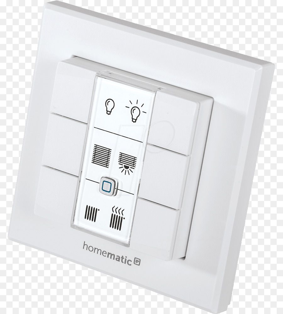 Homematic Ip Sans Fil Murale Interrupteur Hmipwrc6，Interrupteurs Électriques PNG