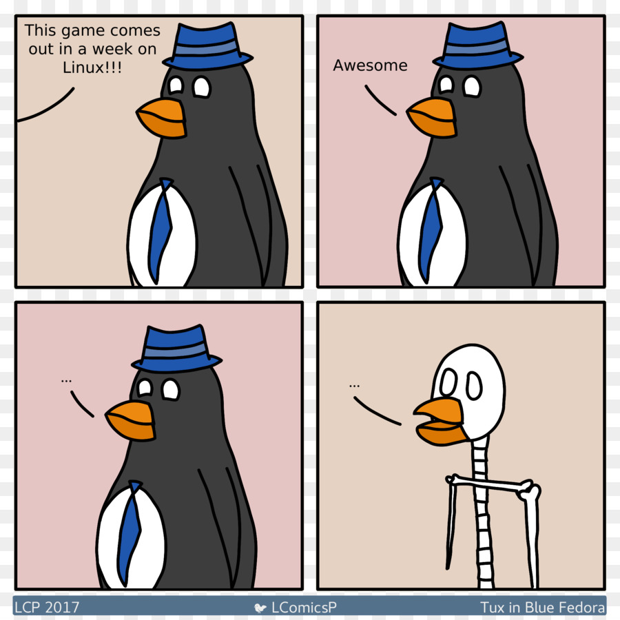 Bande Dessinée De Pingouin，Linux PNG