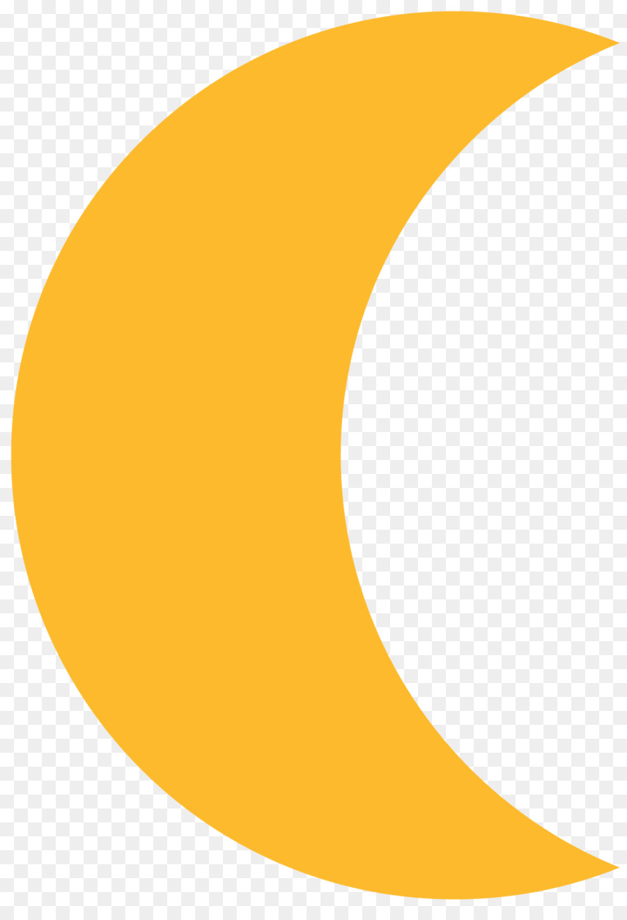 Croissant De Lune Jaune，Croissant PNG