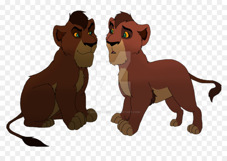 Lion Et Petit，Mère PNG