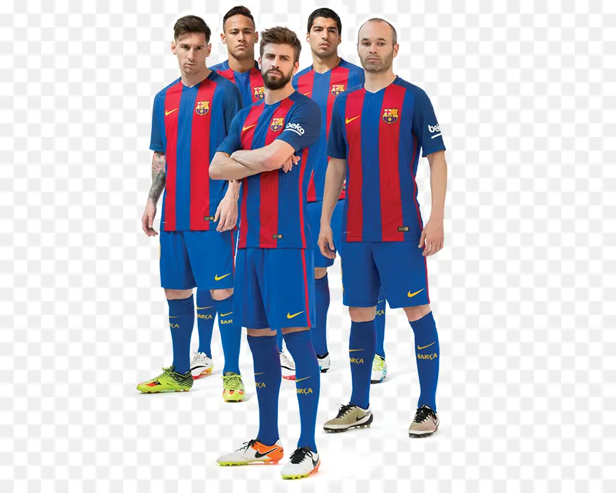 Fc Barcelona，Joueur De Football PNG